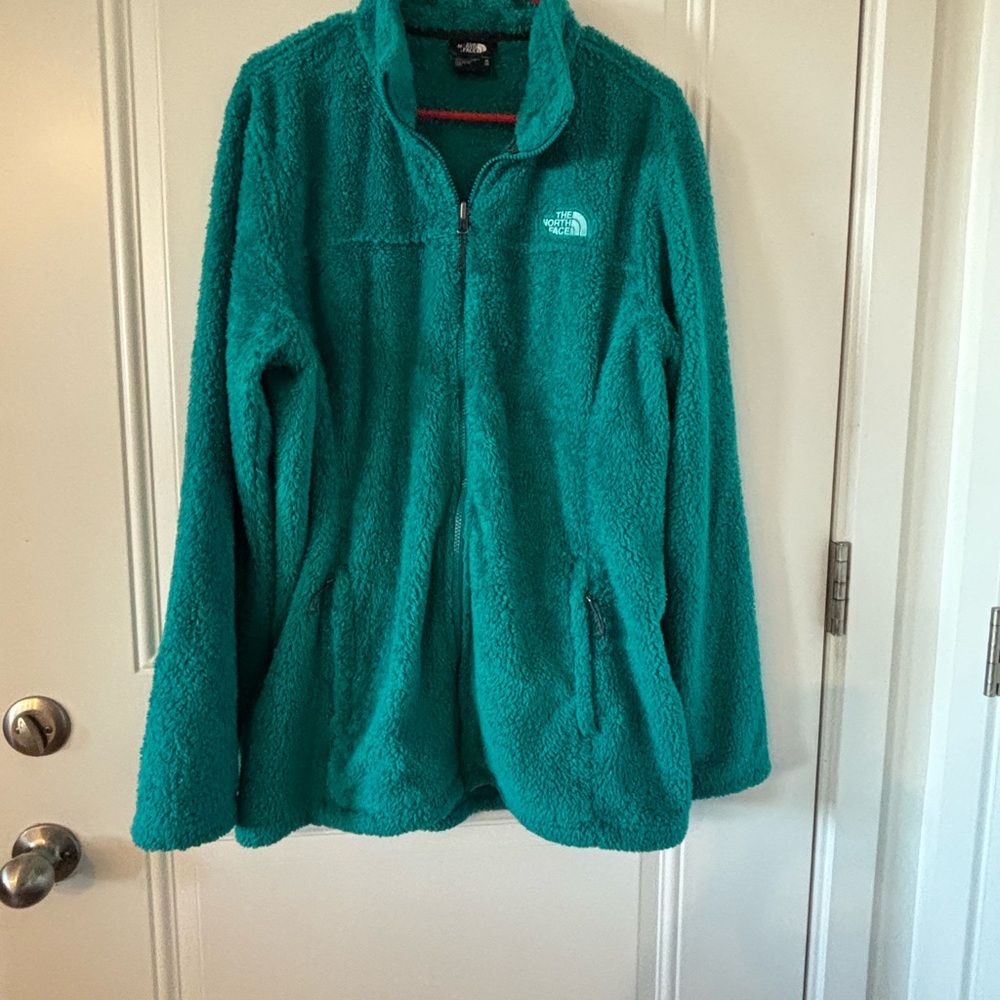 The North Face Turquoise Fleece Jacket